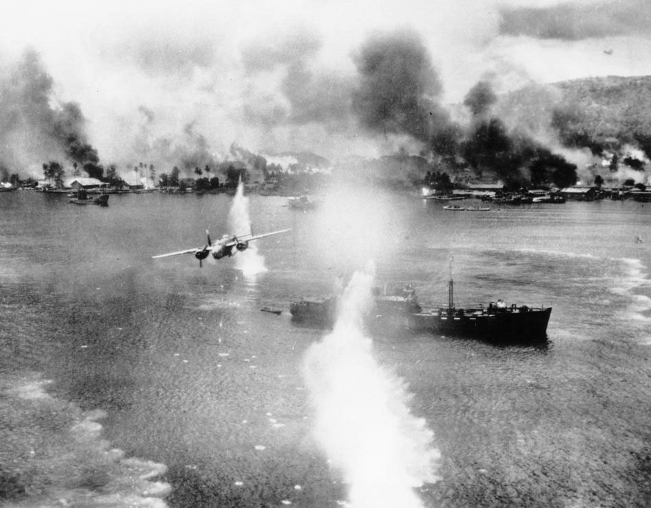 Attacking the Japanese Ships