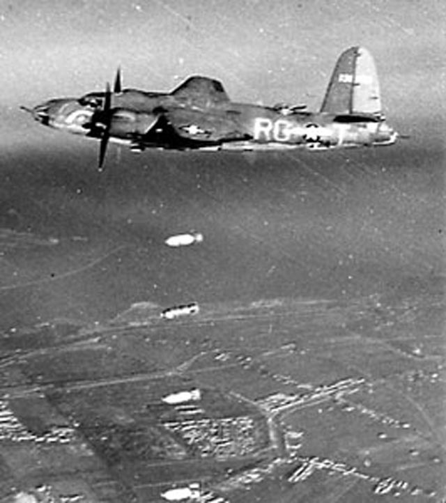 Bombing an Airfield near Amsterdam