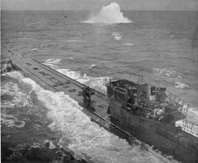 U-boat Attacked by Liberators