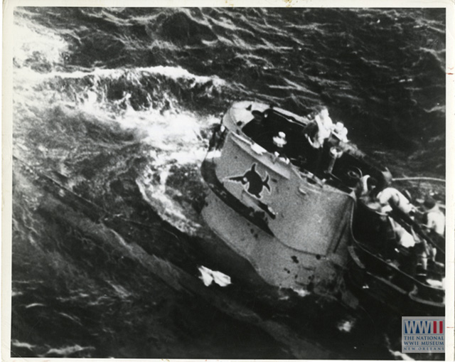 Sinking German Submarine