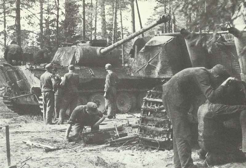 German Tank Workshop in Russia