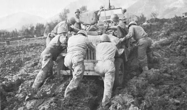 Jeep Stuck in the Mud