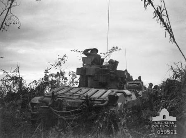 Matilda Tanks Moving Towards the Fighting