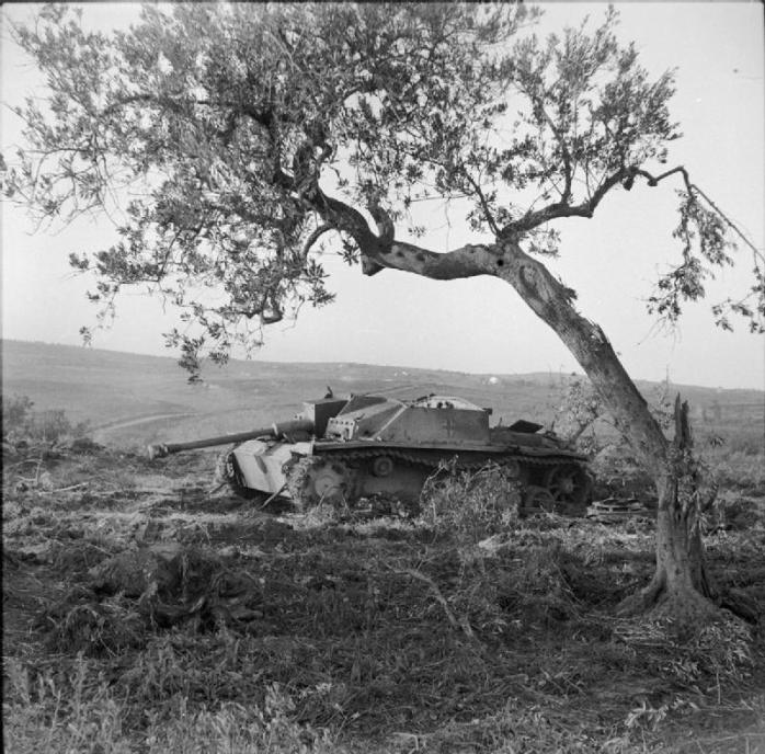 A Knocked Out German Tank