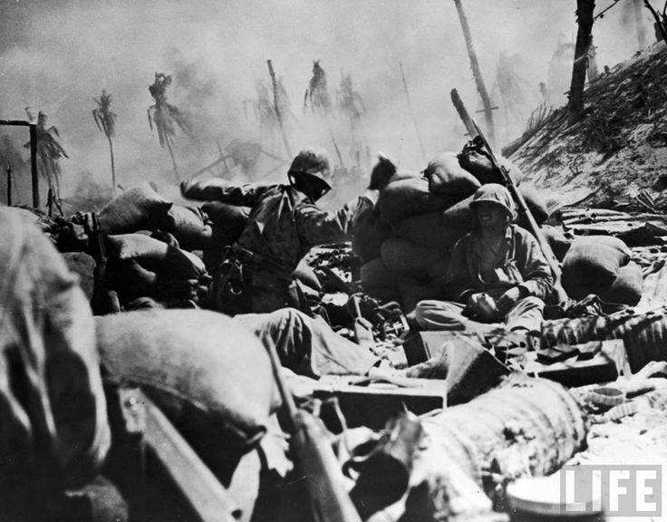 Action During Tarawa Invasion