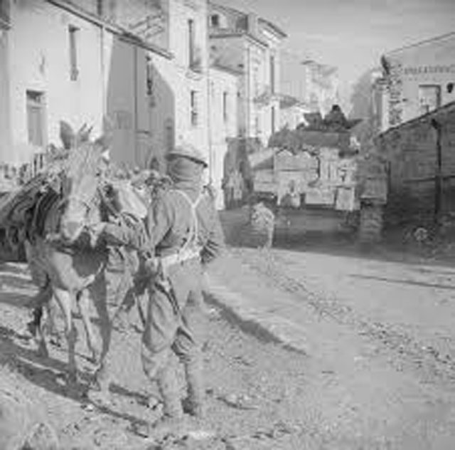 Sherman Tank in Torino Di Sangro