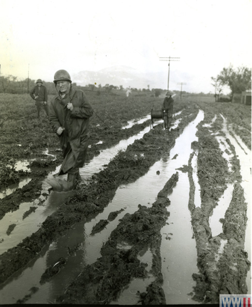 Stringing Wire near the Front