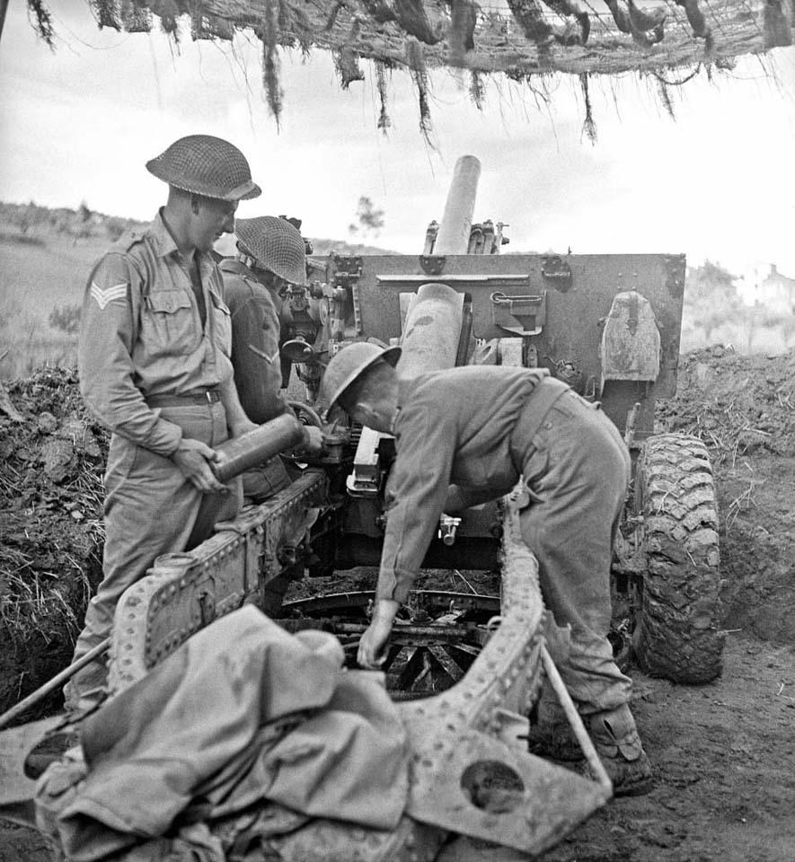 New Zealand Gunners in Action