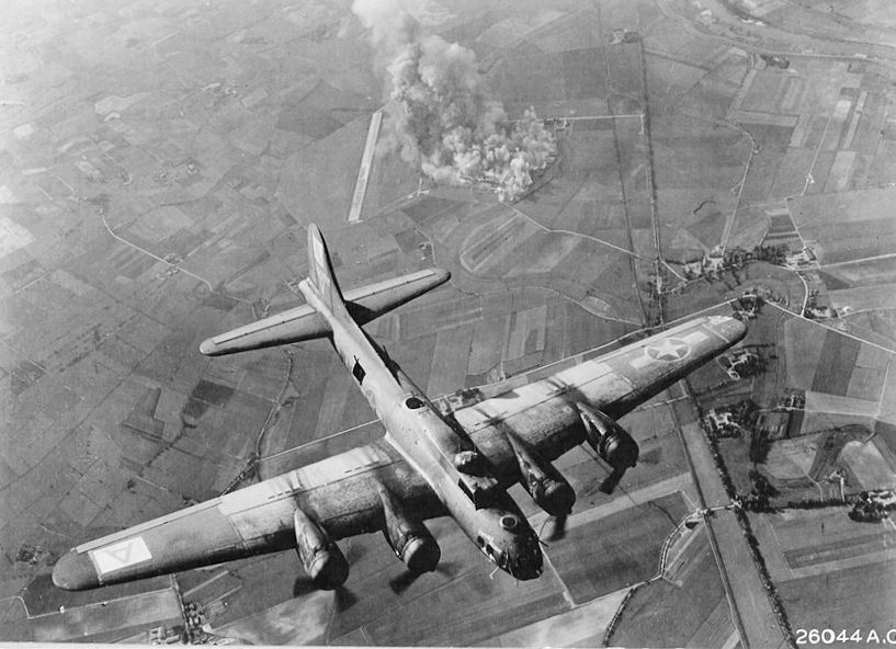 B-17F 'Virgin's Delight' Shot Down