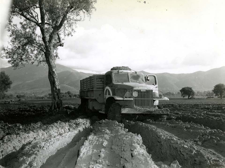 Muddy Road in Italy