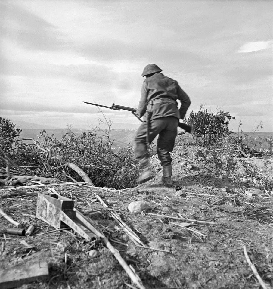 New Zealand Soldiers During an Attack