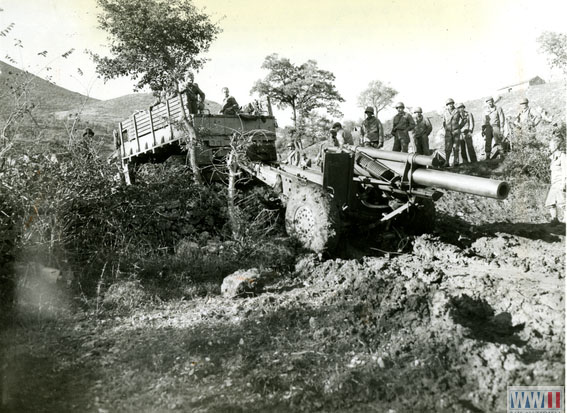 Towed US Artillery Piece