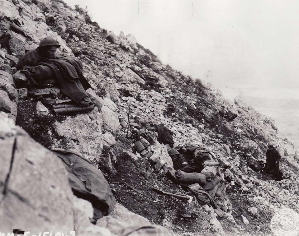 British Soldiers on Monte Camino