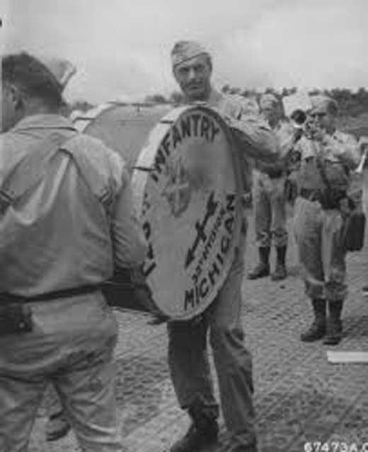 Gary Cooper Playing the Drum