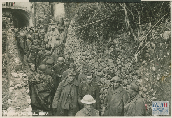 British Soldiers Overseeing German Prisoners