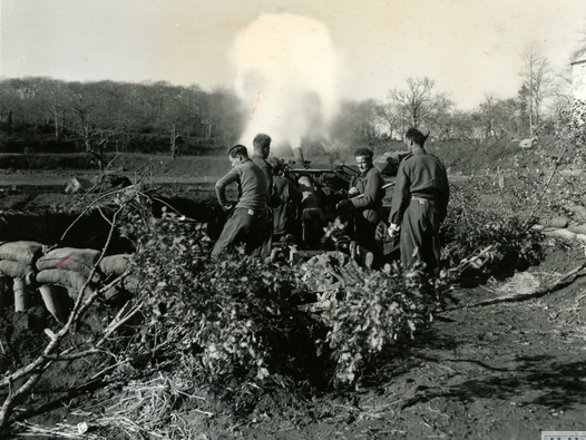 US Artillery in Action