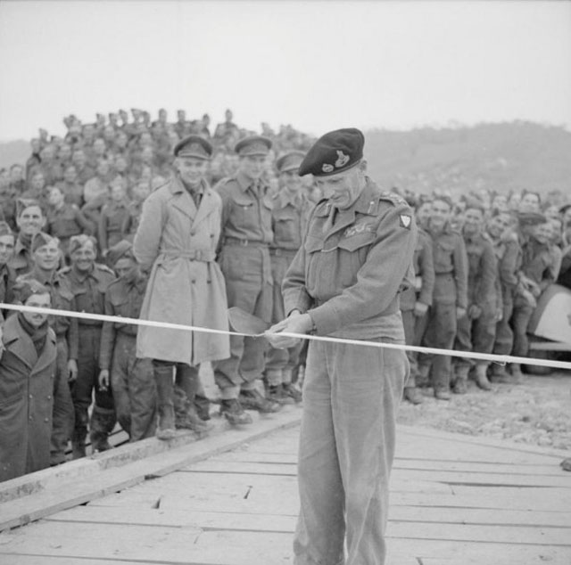 Bailey Bridge over the Sangro River Opens