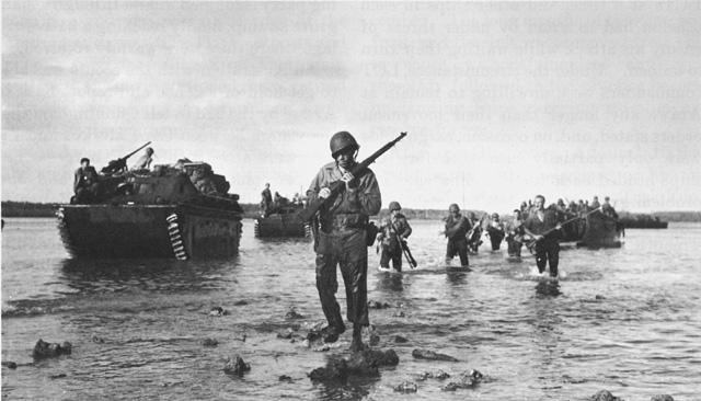 Wading Ashore at Arawe