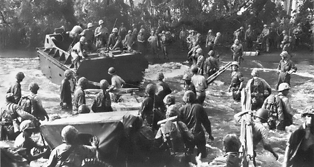 Marines Landing at Cape Gloucester