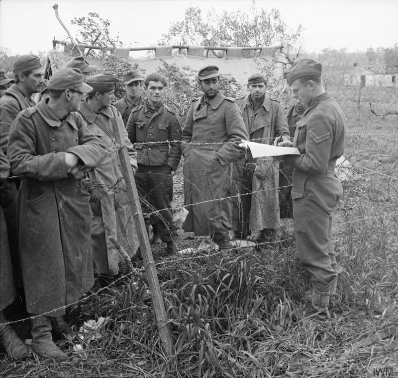 corporal questions German prisoners
