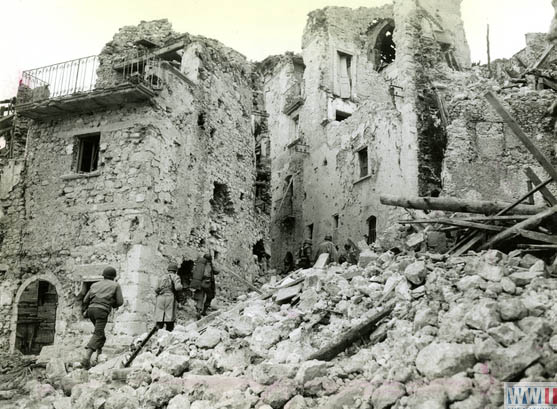 Destroyed town of San Pietro