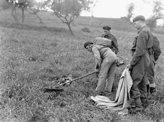 clearing a minefield