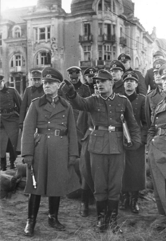 Erwin Rommel in Raversijde, Belgium