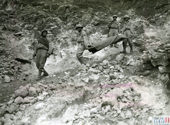 Wounded Moroccan Soldier