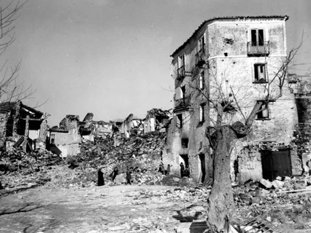 Mignano After Its Capture from the Germans