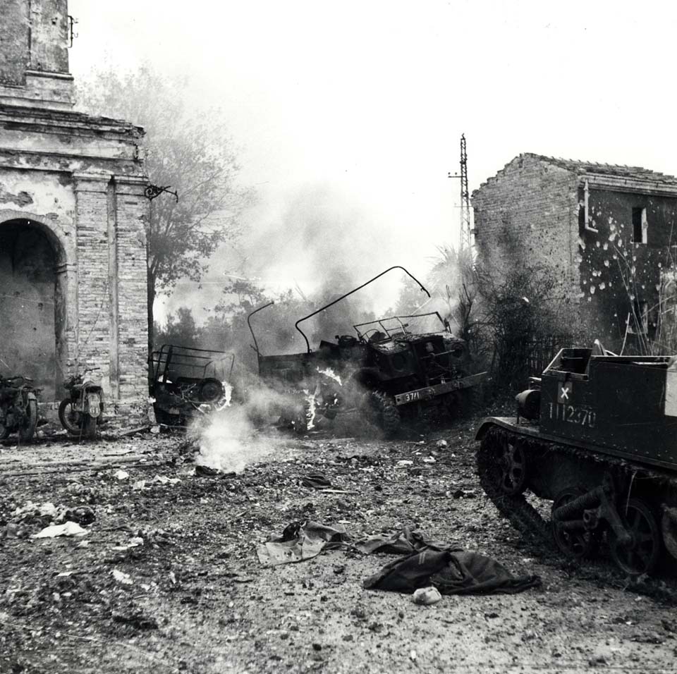 Canadians in Hand-To-Hand Combat in Ortona