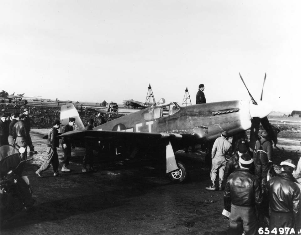 Looking Over a North American P-51 'Mustang'