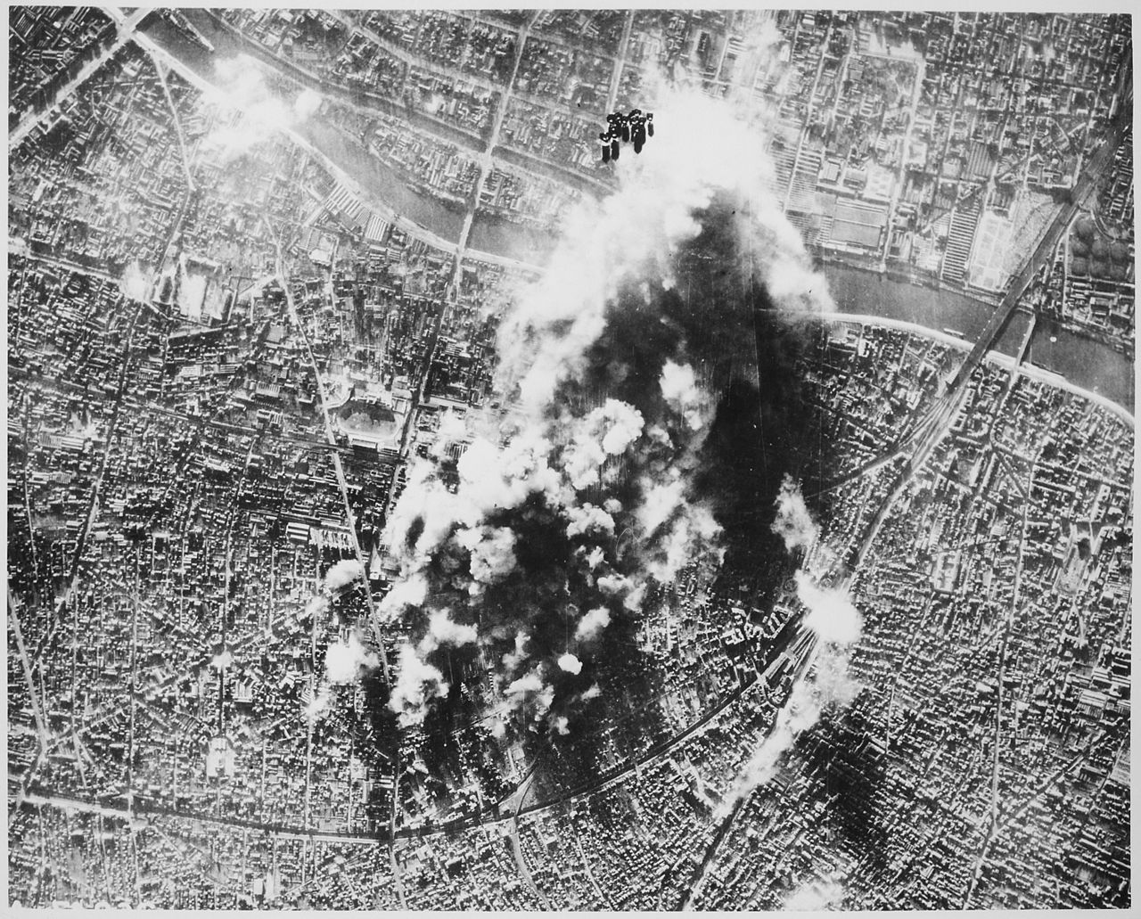 Aerial View of an Attack in Paris