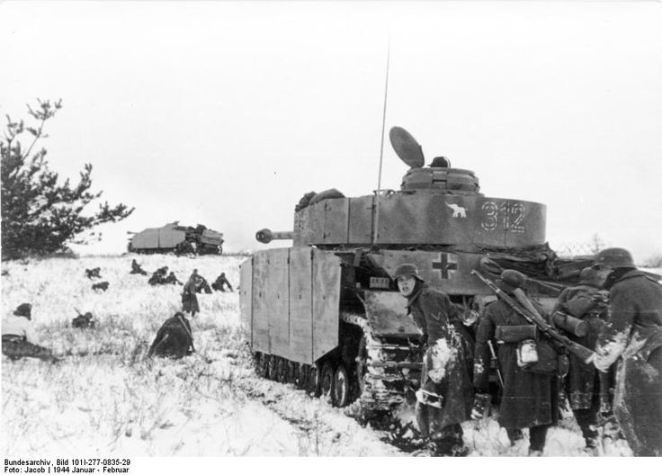 Infantry Advancing Under Tank Cover