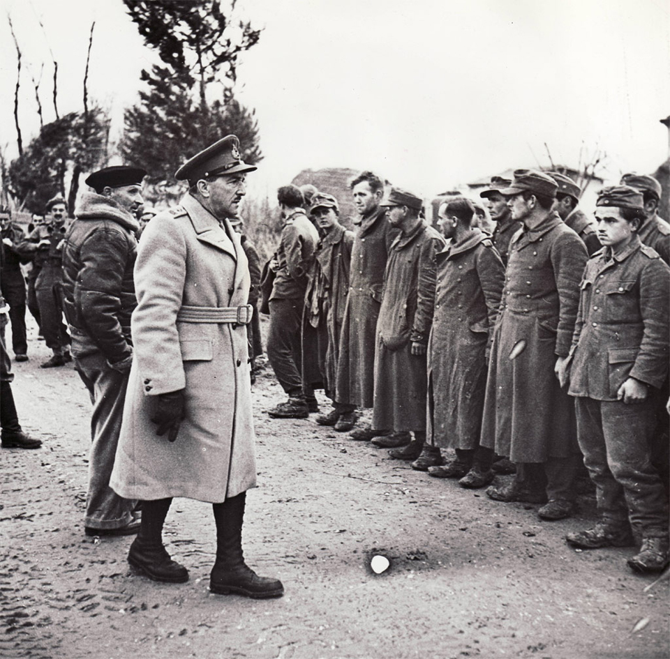 Inspecting German Prisoners