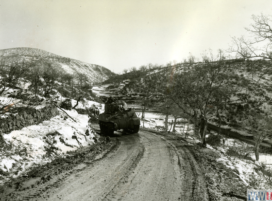 US Tank in Pozzilli, Italy