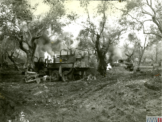 US Trucks Burning