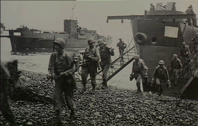 US Forces Landing at Saidor