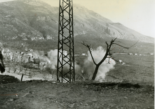 German bombardment in San Vittore