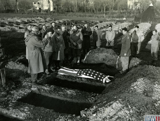 Burial of US Soldier in Marazanello