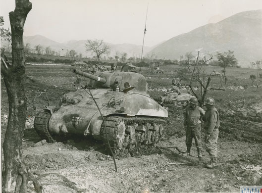 US Tanks in Italy