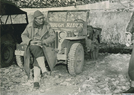 Theodore Roosevelt, Jr. reading mail