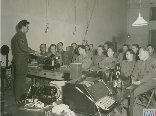 US Soldier Conducts a Radio Maintenance Class