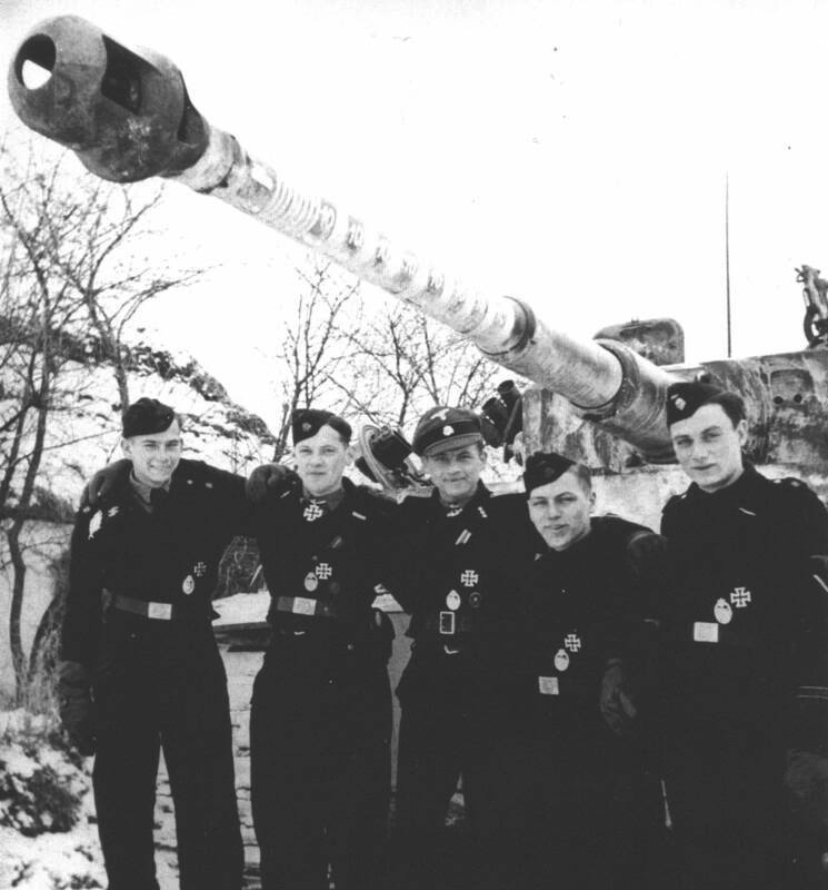 Armorers Clean Out the Cannon of a Typhoon