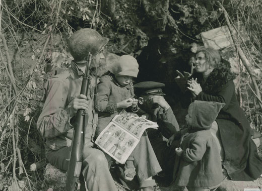 Italian Refugees near Cassino