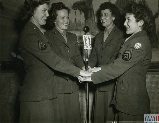 WACS participate in a broadcast