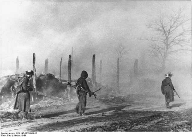 <i>Panzergrenadiers</i> somewhere in Russia