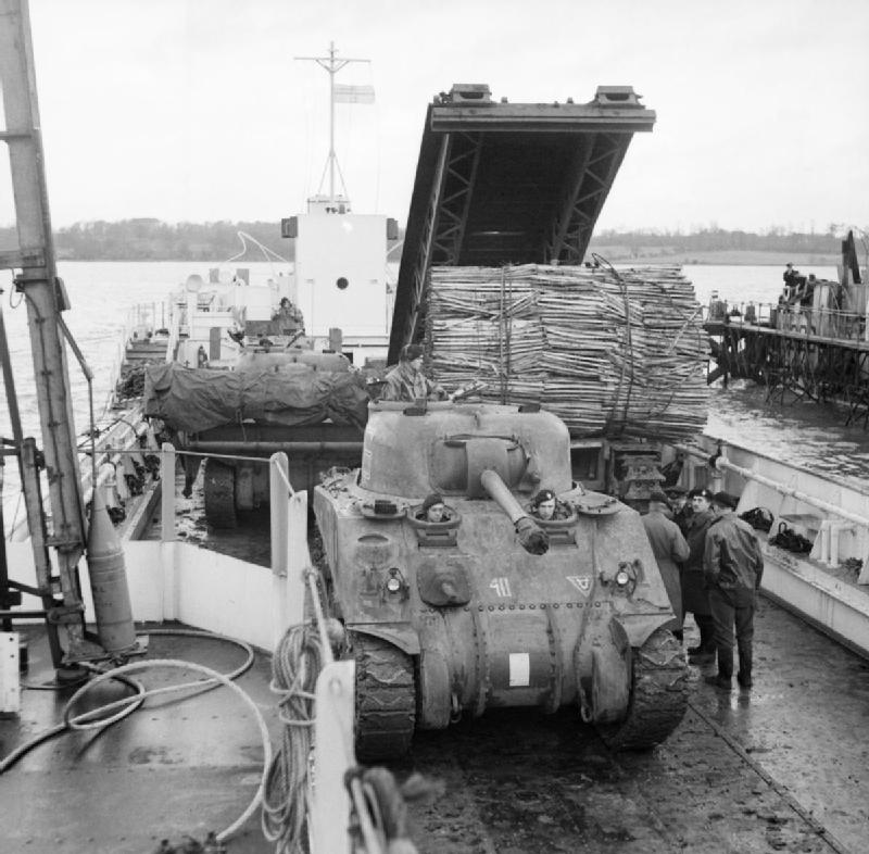 Loading Vehicles into a Landing Craft