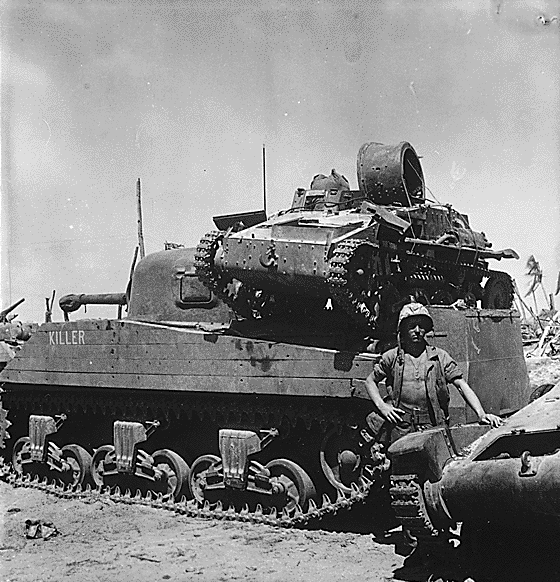 Tanks on Kwajalein