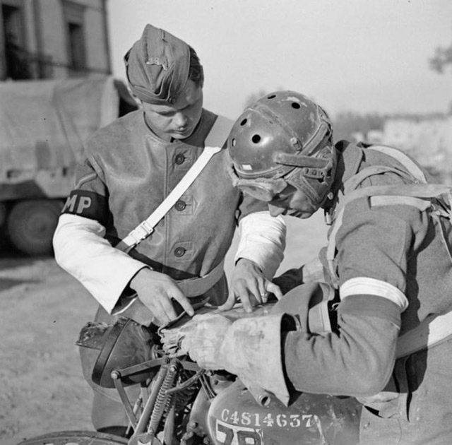 motorcycle despatch rider