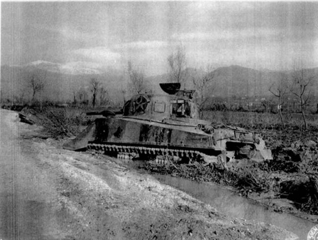 M4 Tank Stuck in the Mud